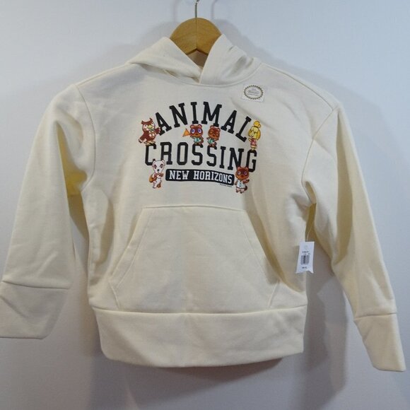Animal Crossing Off-white Kids NWT XS Hoodie Sweatshirt Old Navy - Picture 1 of 5
